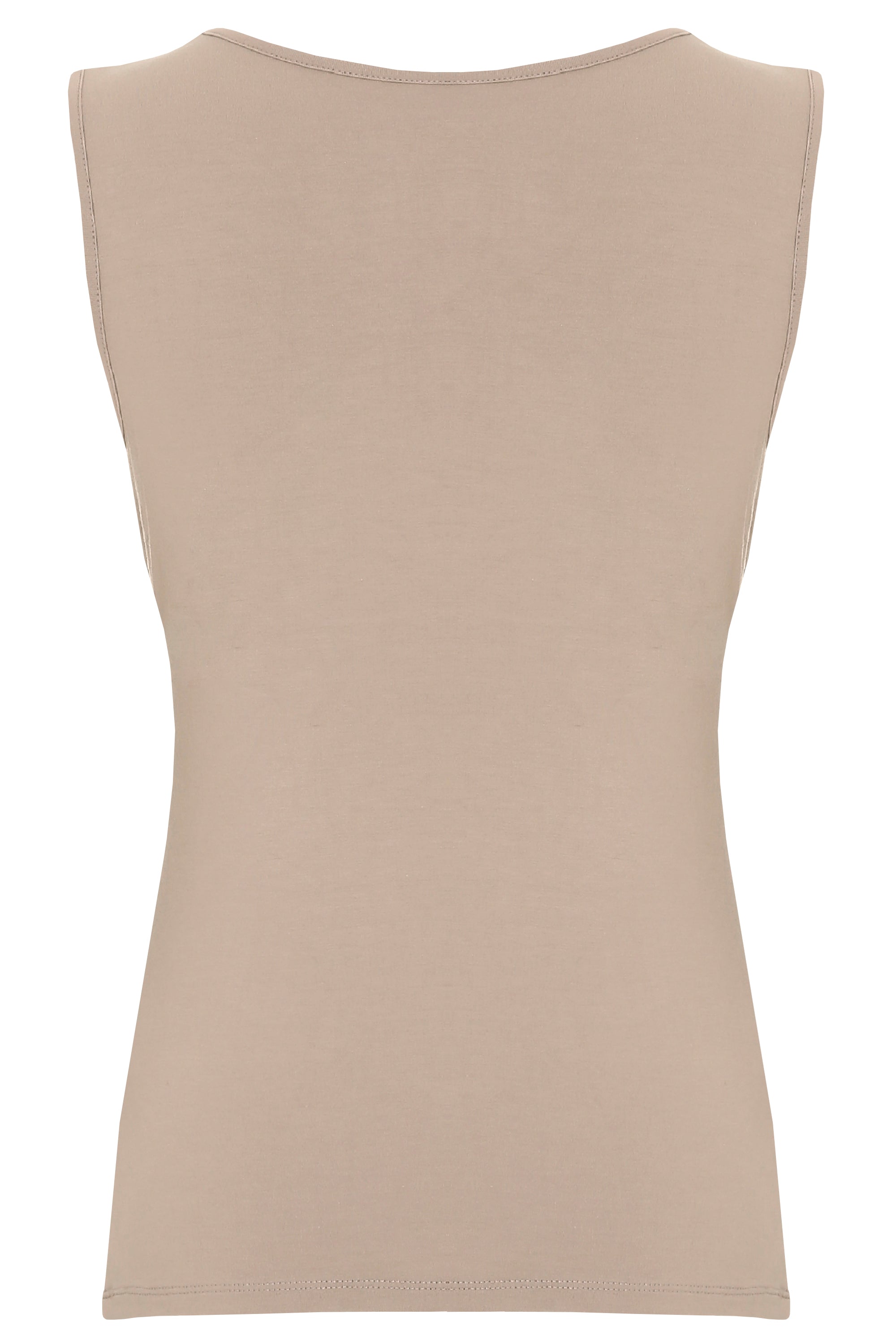 Bamboo Knot Fronted Vest Top