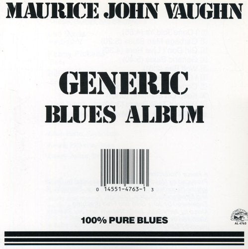 Maurice John Vaughn: Generic Blues Album  ( CD )