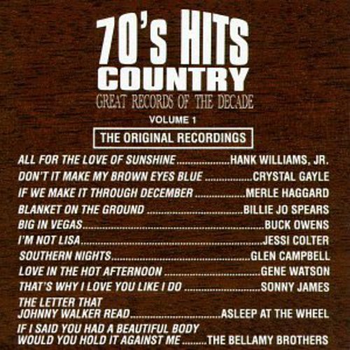 Various Artists: 70's Country Hits 1 / Various  ( CD )