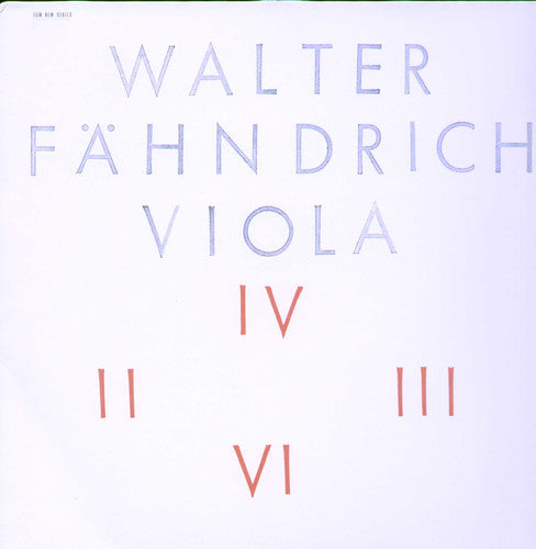 Walter Fähndrich: Va - Vinyl