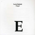 Lucio Battisti: Hegel - CD