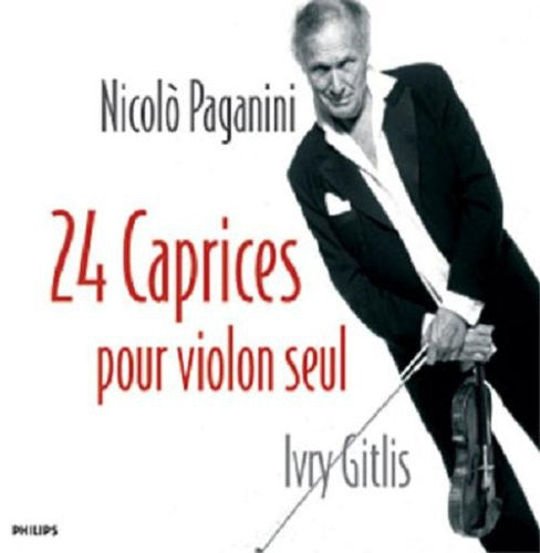 Ivry Gitlis: Paganini : 24 Caprices for VLN Solo  ( CD )