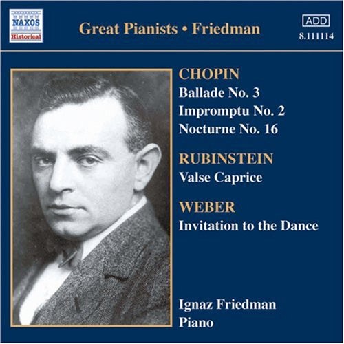 Ignaz Friedman, Complete Recor: Ignaz Friedman, Complete Recor  ( CD )