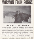L.M. Hilton: Mormon Folk Songs  ( CD )