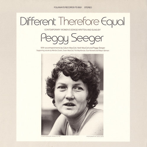 Peggy Seeger: Different Therefore Equal  ( CD )