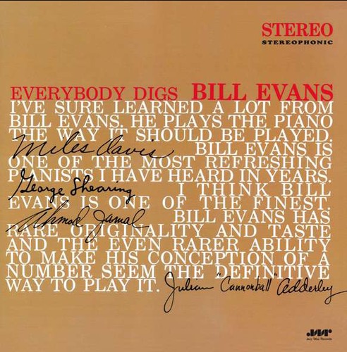 Bill Evans: Everybody Digs Bill Evans - VINYL