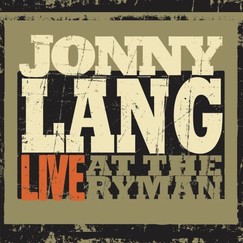 Jonny Lang: Live At The Ryman - CD
