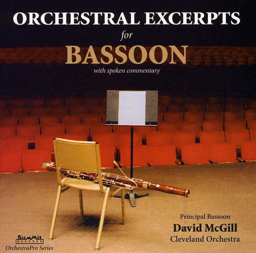 David McGill: Orchestral Excerpts for Bassoon  ( CD )