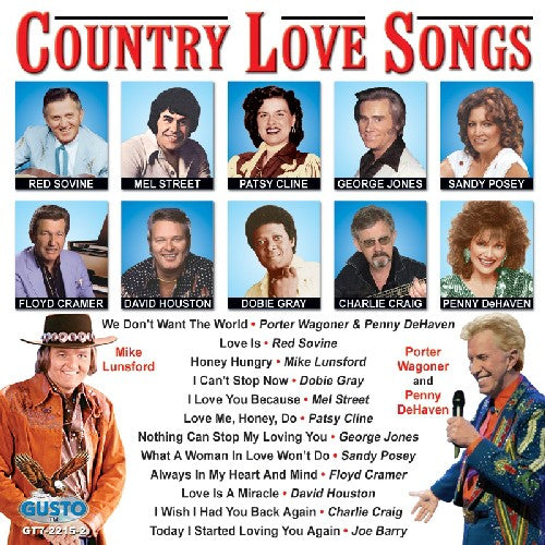 Various Artists: Country Love Songs  ( CD )