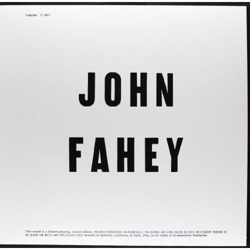 John Fahey - Blind Joe Death ( VINYL )