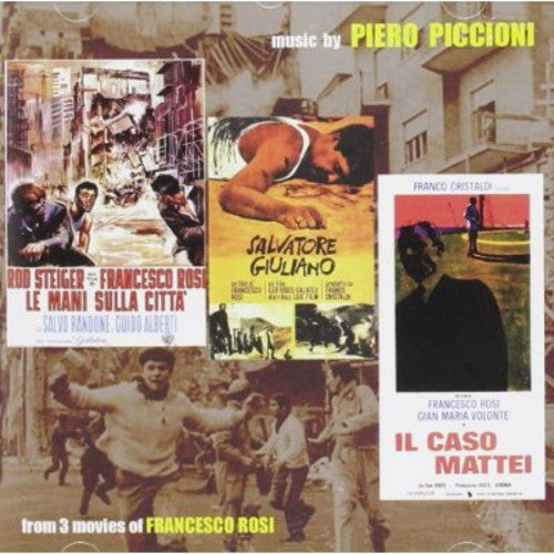 Piero Piccioni: Le Mani Sulla Citta (Hands Over the City) / Salvatore Giuliano / Il Caso Mattei (The Mattei Affair) (Original Soundtracks) - CD