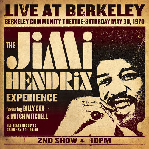 Jimi Hendrix: Jimi Hendrix Experience Live at Berkeley - VINYL
