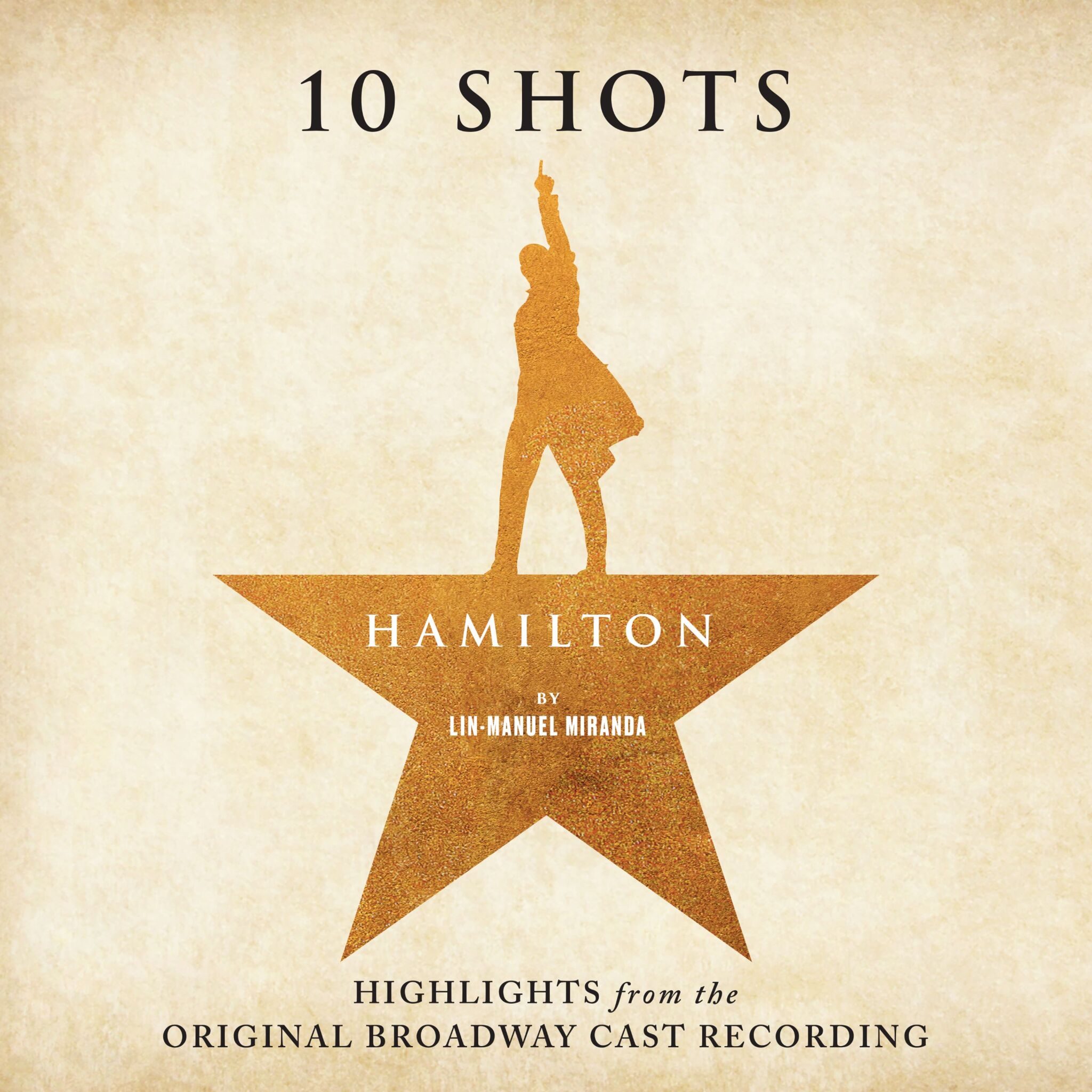 Hamilton: 10 Shots (Highlights from the Original Broadway Cast Recording) ( VINYL )
