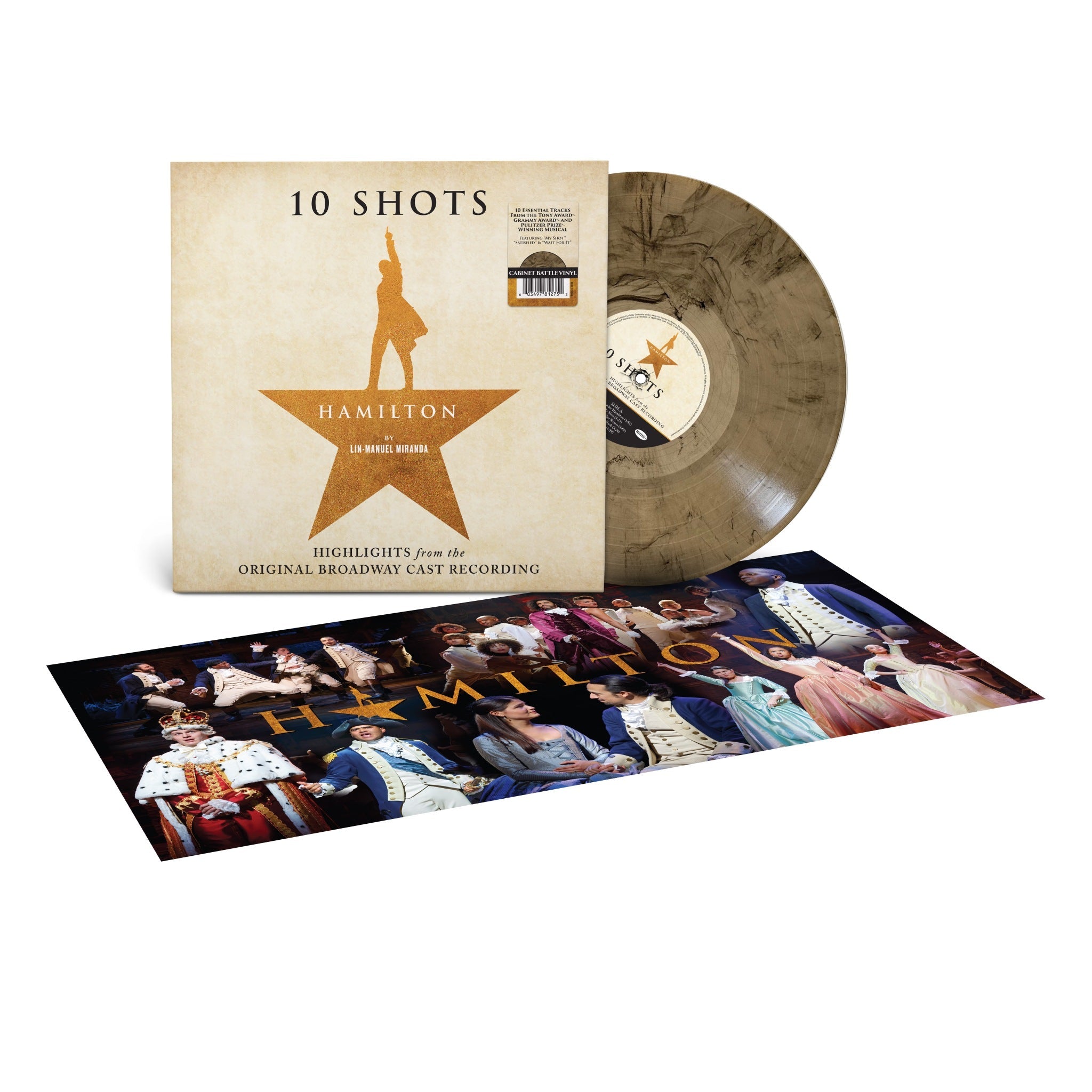 Hamilton: 10 Shots (Highlights from the Original Broadway Cast Recording) ( VINYL )