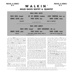 Miles Davis - Walkin' - OJC LP