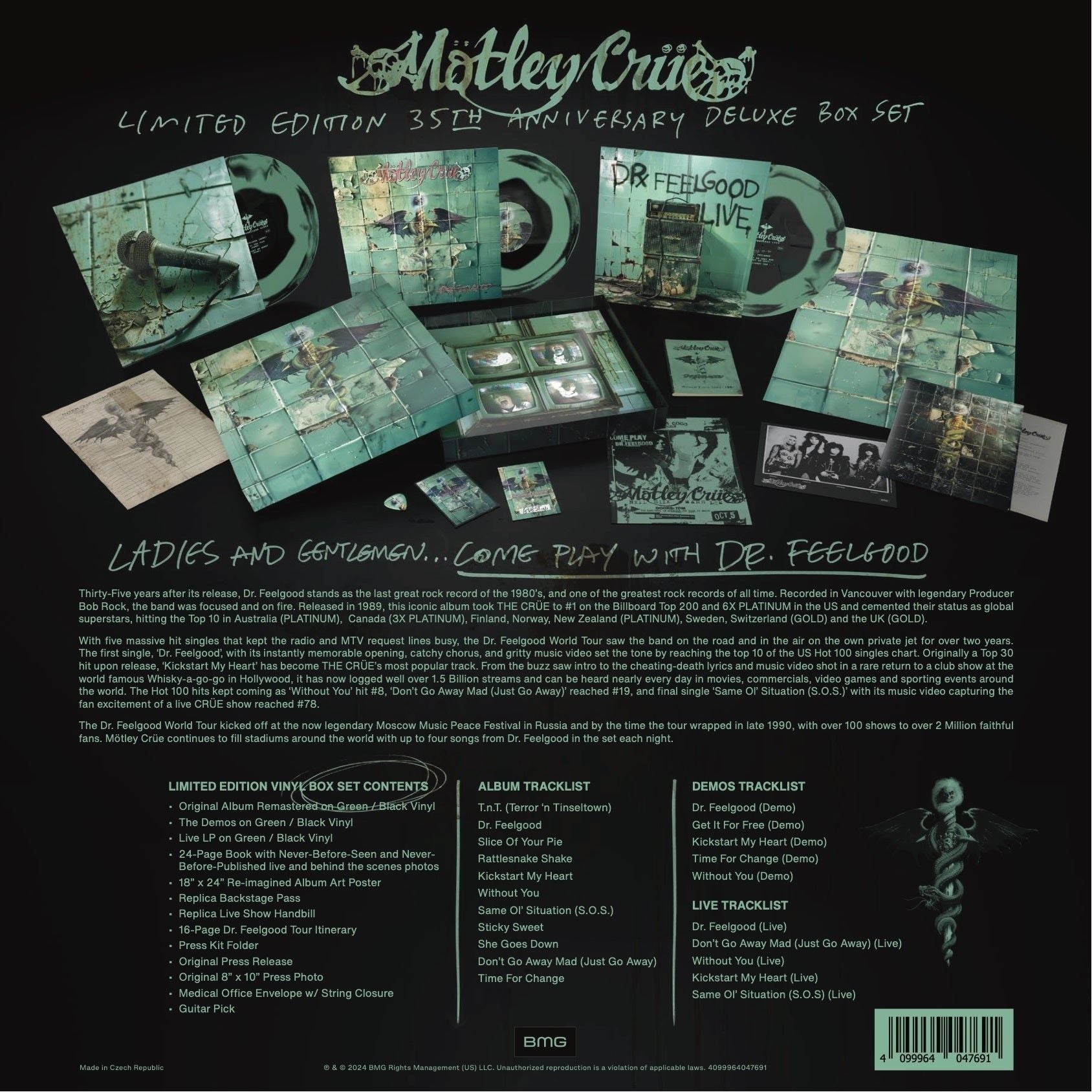 Mötley Crüe - Dr. Feelgood (Deluxe 35th Anniversary) ( VINYL ) Box Set
