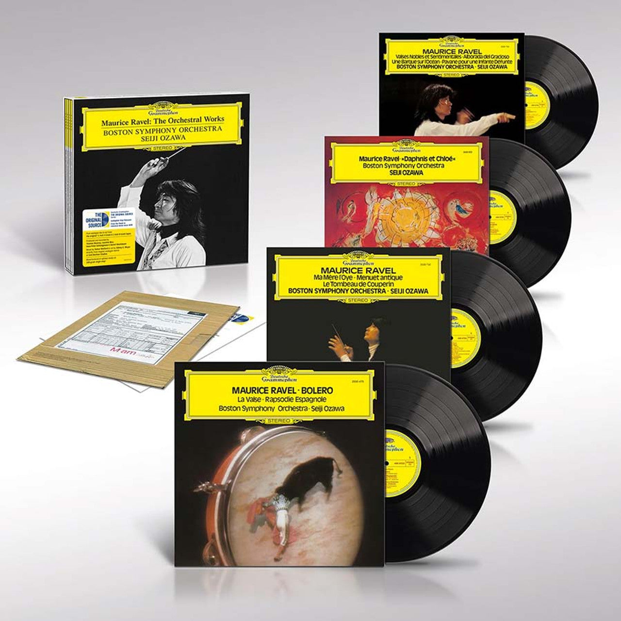 Seiji Ozawa & BSO - Ravel: The Orchestral Works - Original Source Series Boxed Set LP