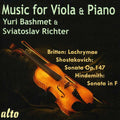 Yuri Bashmet & Sviatoslav Richter: Music for Viola & Piano  ( CD )