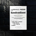 Namebrandsound: Nowadays Pressure - 12-INCH SINGLE