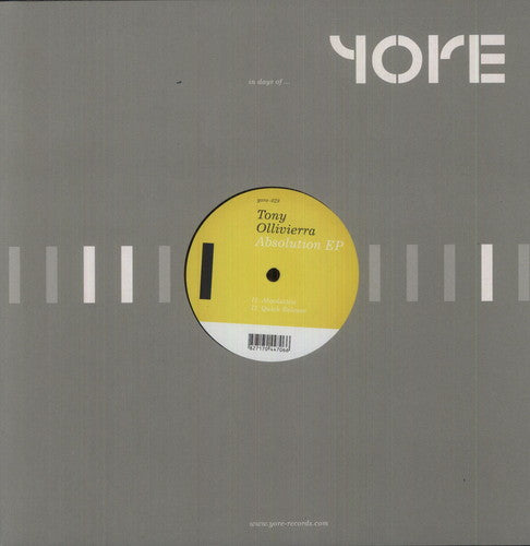 Tony Ollivierra: Absolution - 12-INCH SINGLE