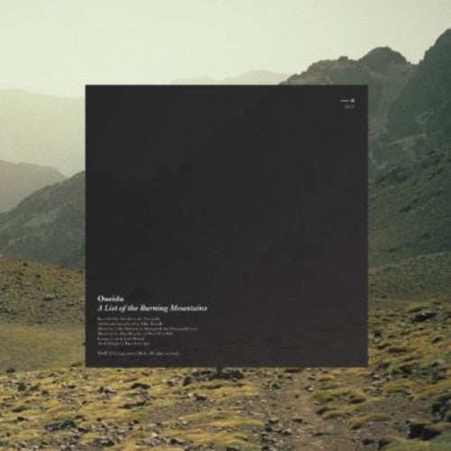 Oneida: A List Of The Burning Mountains - Vinyl