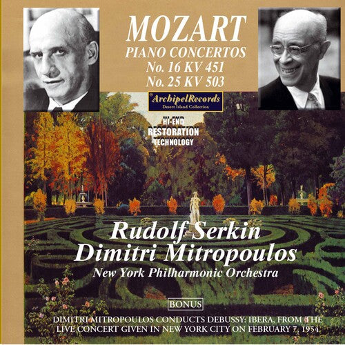 Mozart / Mitropolous: Klavierkonzerte 16 & 25  ( CD )