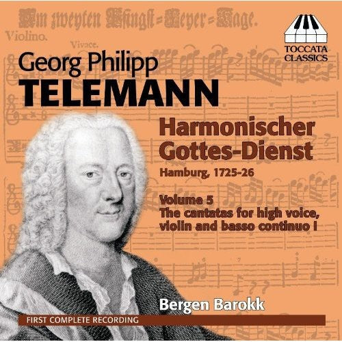 G.P. Telemann: Harmonischer Gottes-Dienst / Six Cantatas 5  ( CD )