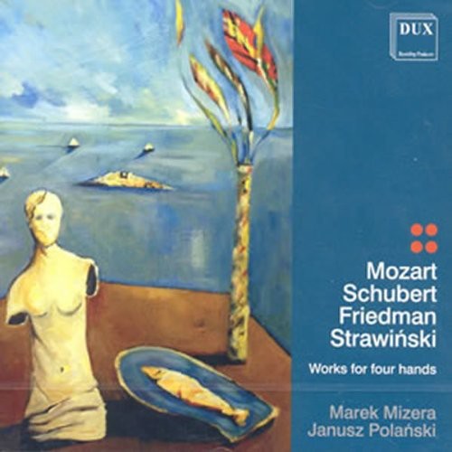 Mozart / Mizera / Polanski: Works for Four Hands  ( CD )