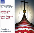 Carpe Diem String Quartet: Complete String Quartets 3: Nos 5 & 7  ( CD )