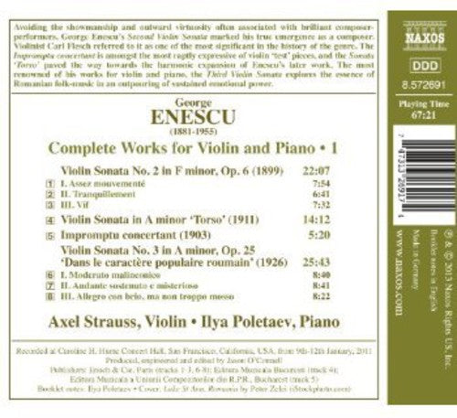 Axel Strauss: Complete Works for Violin & Piano  ( CD )