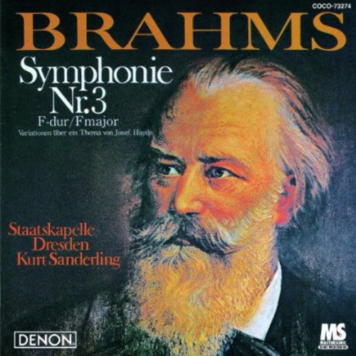 Kurt Sanderling: Brahms: Symphonie NR. 3/Haydn Variationen  ( CD )