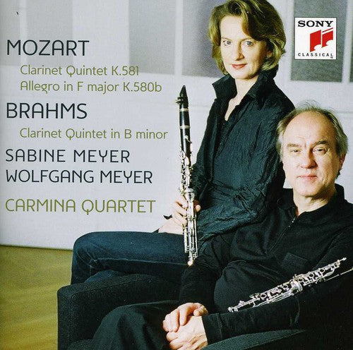 Carmina Quartet & Sabine Meyer: Mozart Brahms: Clarinet Quintets  ( CD )