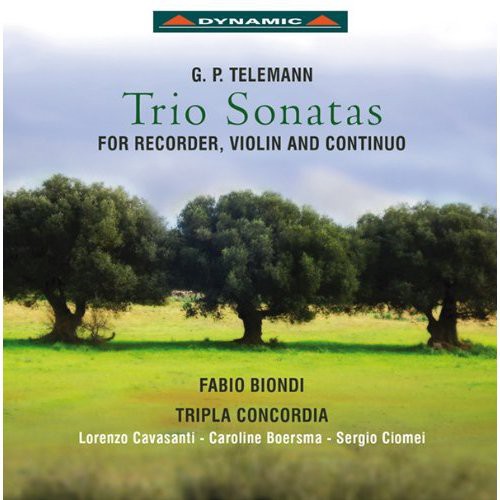 Tripla Concordia: Trio Sonatas for Recorder Violin & Continuo  ( CD )
