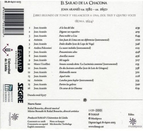 Nuevo Sarao: El Sarao de la Chacona  ( CD )