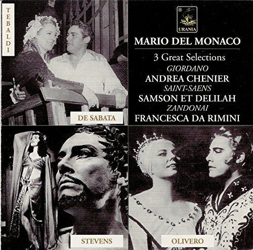Mario del Monaco: 3 Operatic Selections  ( CD )