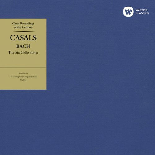 Pablo Casals: J.S.Bach: Unacconpanied Cello Suites  ( CD )