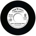 Kenny Carter: What's That on Your Finger - 7-INCH SINGLE