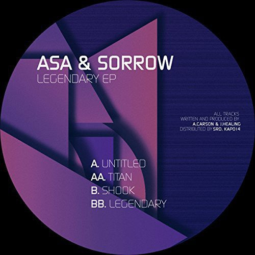 Asa & Sorrow: Legendary - 12-INCH SINGLE