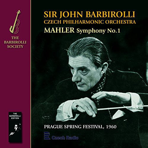 Czech Philharmonic Orchestra: Mahler: Symphony No.1 Barbirolli  ( CD )