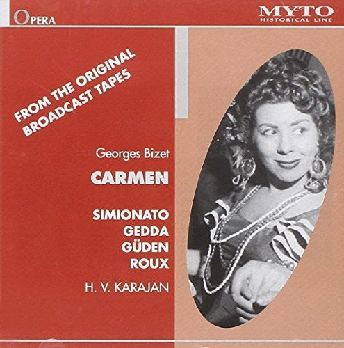 Bizet / Simionato / Gedda / Guden / Roux / Karajan: Carmen  ( CD )