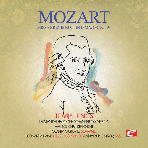 Mozart: Missa Brevis No. 4 in D Major K. 194  ( CD )