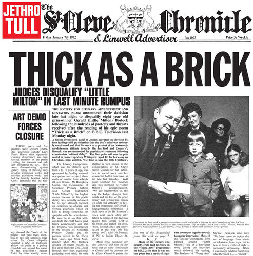 Jethro Tull: Thick As a Brick - VINYL