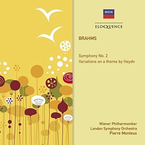 Pierre Monteux: Brahms: Sym 2 Variations on a Theme By Haydn  ( CD )