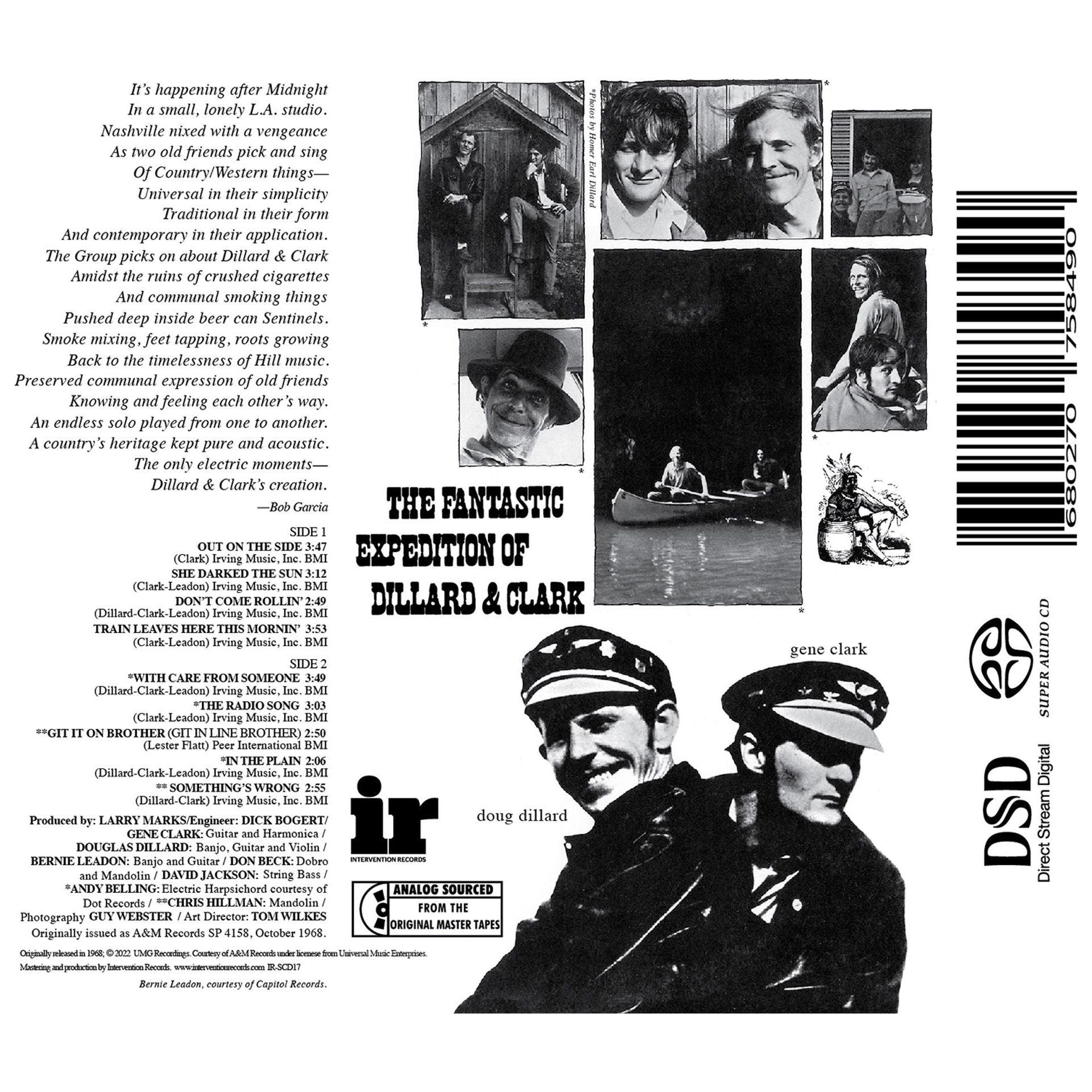 Dillard & Clark - The Fantastic Expedition of Dillard & Clark - Intervention Records SACD