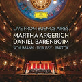 Argerich / Barenboim: Live from Buenos Aires (Schumann/Debussy/Barktok)  ( CD )