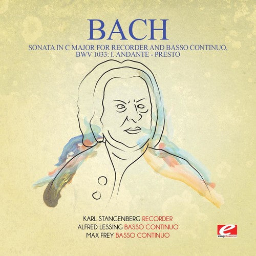 J.S. Bach: Sonata C Major for Recorder & Basso Continuo BWV 1  ( CD )