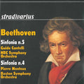 Beethoven / Bso / Cantelli / Monteux / NBC Sym Orc: Symphonies 5 & 4  ( CD )