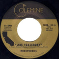 Monophonics: Like Yesterday - 7-INCH SINGLE
