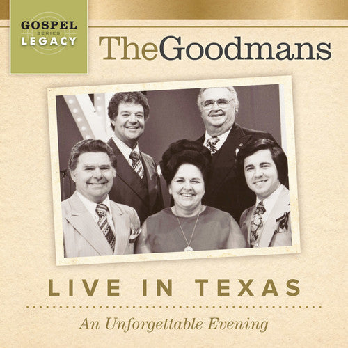 The Goodmans: Live In Texas: An Unforgettable Evening  ( CD )