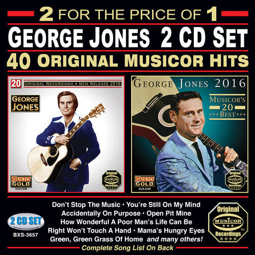 George Jones: 40 Original Musicor Hits  ( CD )